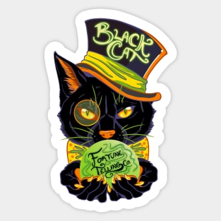 Black Cat Fortune Co. Sticker